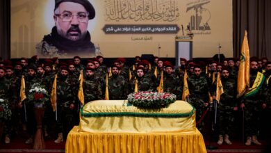 Hezbollah Holds Funeral For Top Commander Fuad Shukr, In Beirut